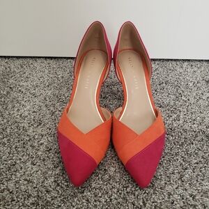 Kelly & Katie colorblock heel sz 9 (NWOT)